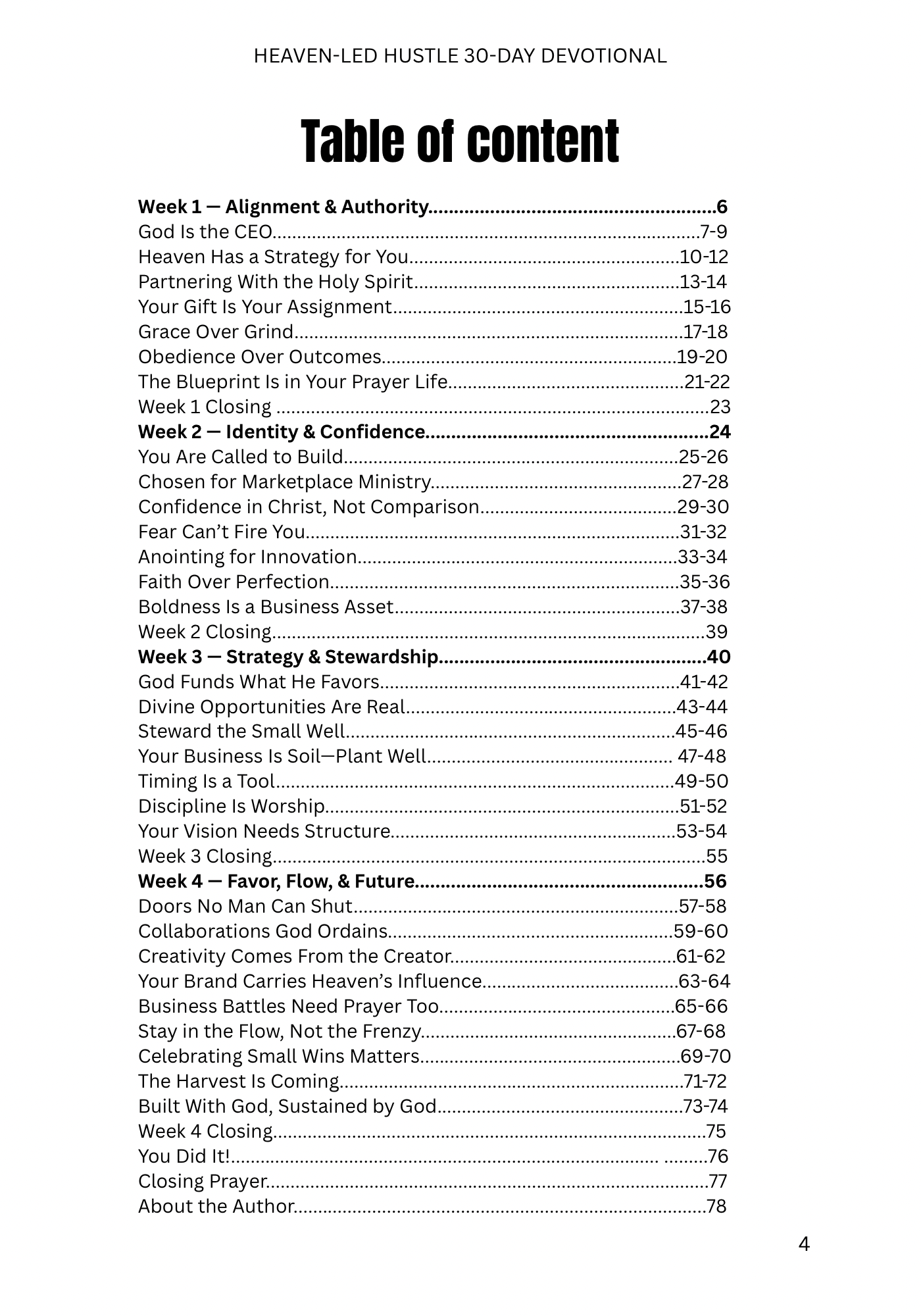 Heaven -Led Hustle A 30-Day Devotional for Kingdom Entrepreneurs